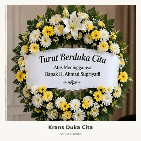 Krans Bunga Duka Cipedes
